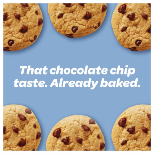 Pillsbury Ready to Eat - Chocolate Chip Soft Baked Cookies Resealable Pantry Snacks Perspective: back