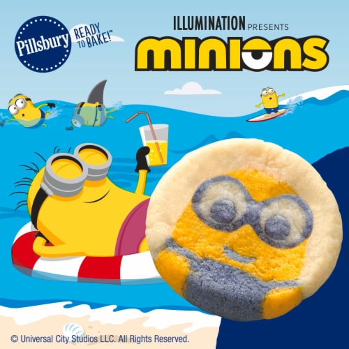 Pillsbury Ready to Bake Minions Shape Sugar Cookie Dough Perspective: back