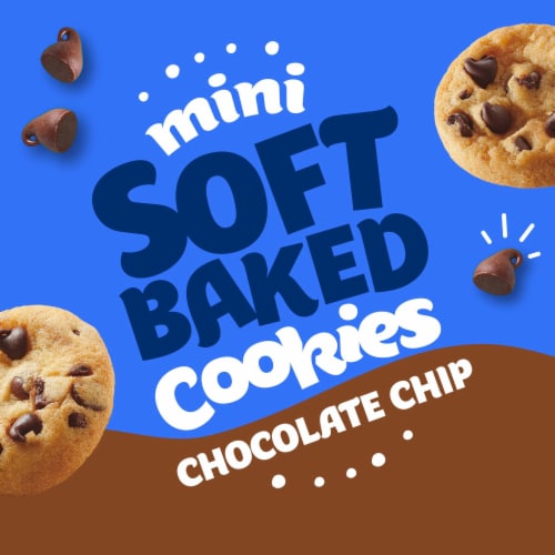 Pillsbury Chocolate Chip Mini Soft Baked Cookies Perspective: back