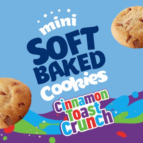Pillsbury Mini Soft Baked Cinnamon Toast Crunch Cookies Snack Bags Perspective: back