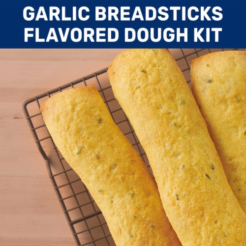 Pillsbury Ready to Bake Garlic Breadsticks Perspective: back