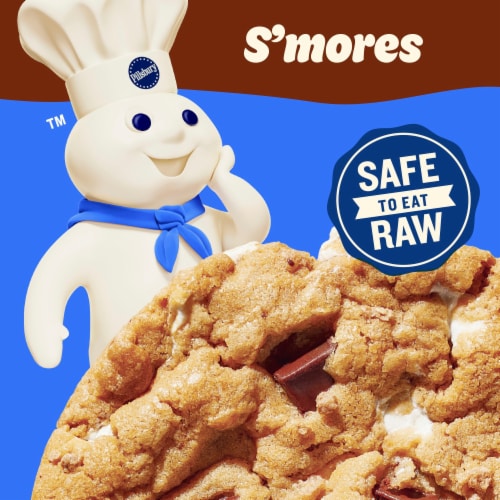 Pillsbury Ready to Bake! Big Cookies S'mores Cookie Dough Perspective: back