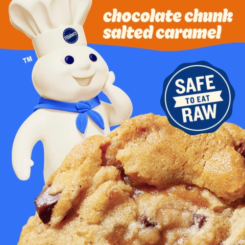 Pillsbury Ready to Bake! Big Cookies Chocolate Chunk Salted Caramel Cookie Dough Perspective: back