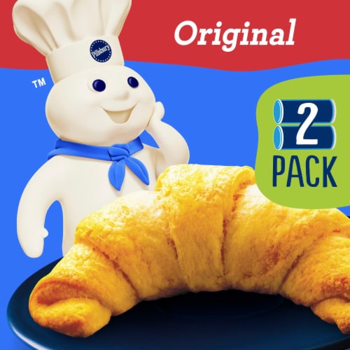 Pillsbury Original Crescent Rolls Regular Size 2 Pack Perspective: back