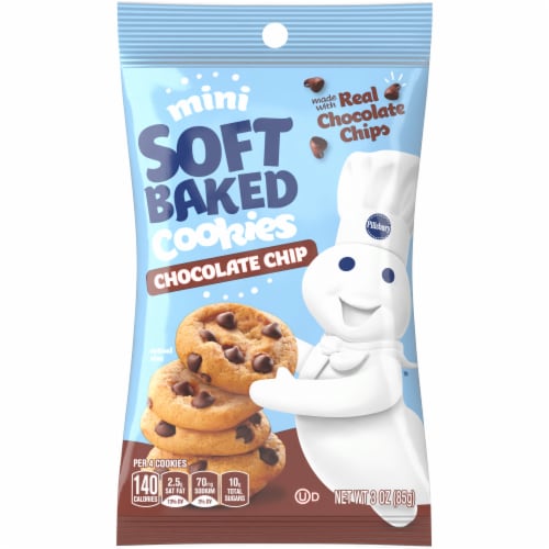 Pillsbury Mini Chocolate Chip Soft Baked Cookies Perspective: back