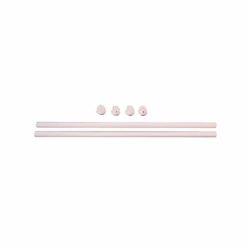 Easy Track Closet Easy Track Wardrobe Rods With Ends RR1036-4 Perspective: back