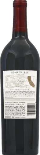Edna Valley Vineyard Cabernet Sauvignon California Red Wine Perspective: back