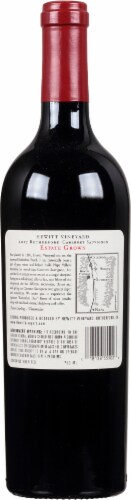 Hewitt 2015 Napa Valley Rutherford Cabernet Sauvignon Perspective: back