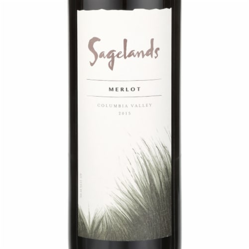 Sagelands Vineyard Merlot Washington Red Wine Perspective: back
