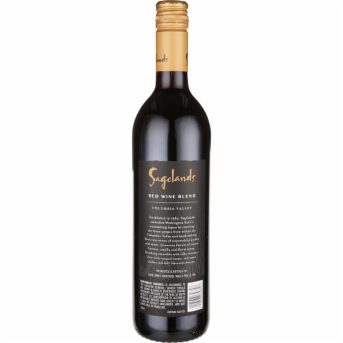 Sagelands Riverbed Red Caberbet Merlot Perspective: back