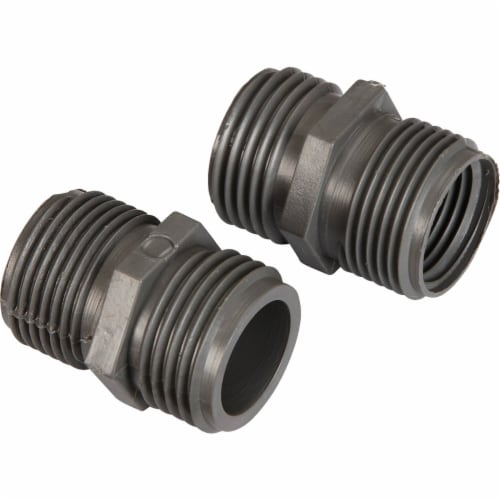 Raindrip 3/4, 1/2 In. Tubing 3-Way Threaded Coupling (2-Pack) R660CT Perspective: back
