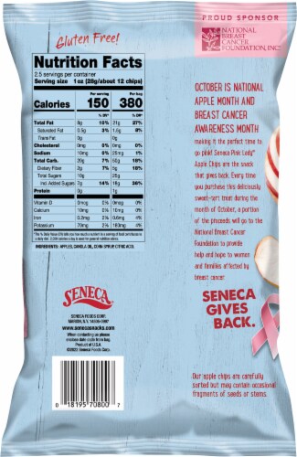 Seneca® Pink Lady Apple Chips Perspective: back