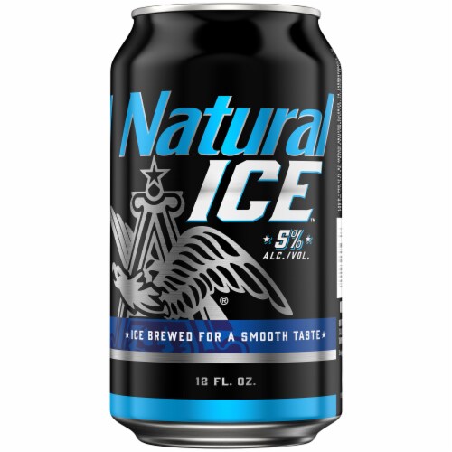 Natural Ice Beer Perspective: back