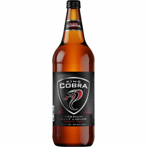 King Cobra Premium Malt Liquor Perspective: back