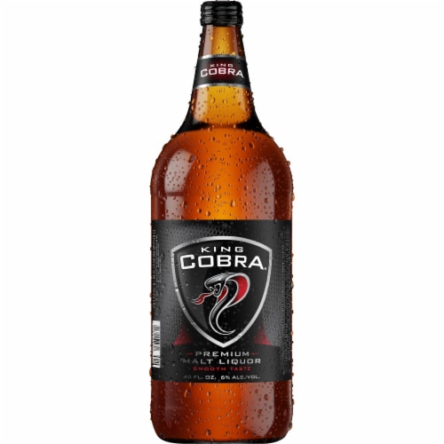 King Cobra Premium Malt Liquor Perspective: back