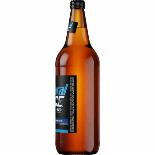 Natural Ice American Lager Beer Perspective: back