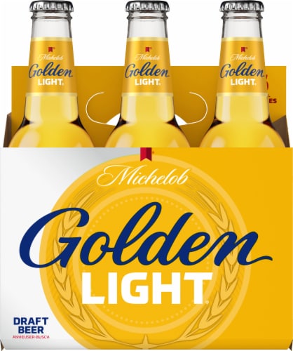 Michelob Golden Light Beer 6 Bottles