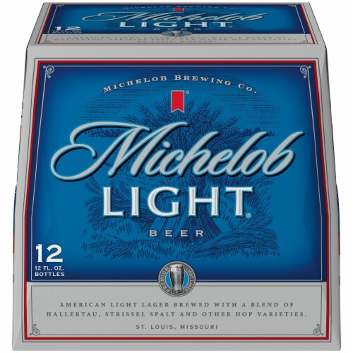 Michelob Light American Lager Beer Perspective: back