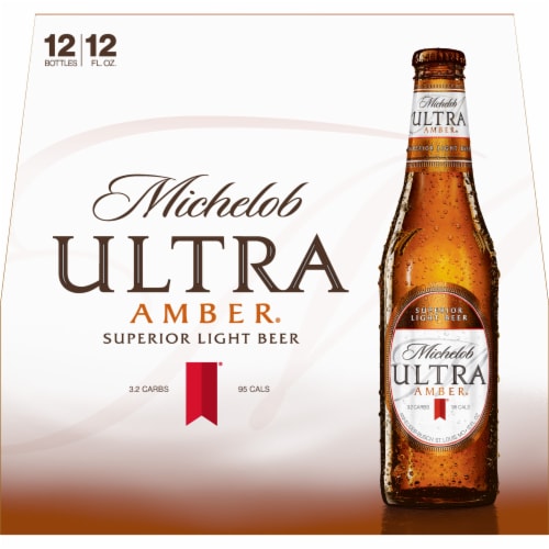 Michelob Ultra Amber Beer Perspective: back