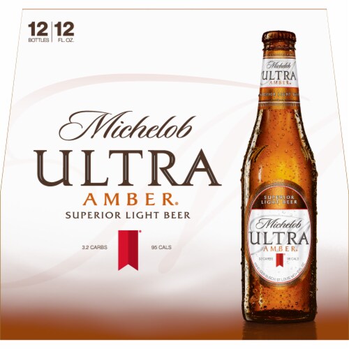 Michelob Ultra Amber Beer Perspective: back