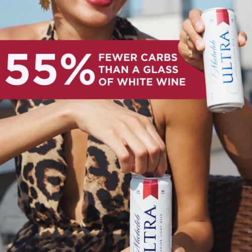 Michelob ULTRA Superior Light Domestic Lager Beer Perspective: back