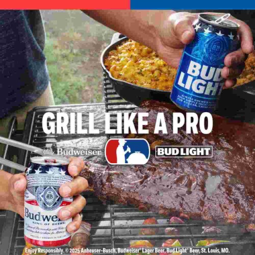 Bud Light Platinum American Lager Beer Perspective: back