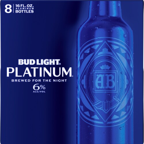 Bud Light® Platinum® Aluminum Bottles Perspective: back