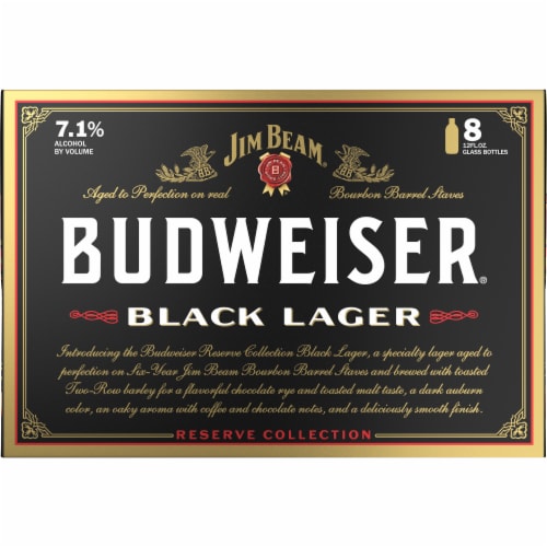 Budweiser Reserve Collection Black Lager Perspective: back