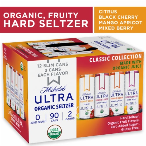 Michelob ULTRA Second Edition Organic Hard Seltzer Perspective: back