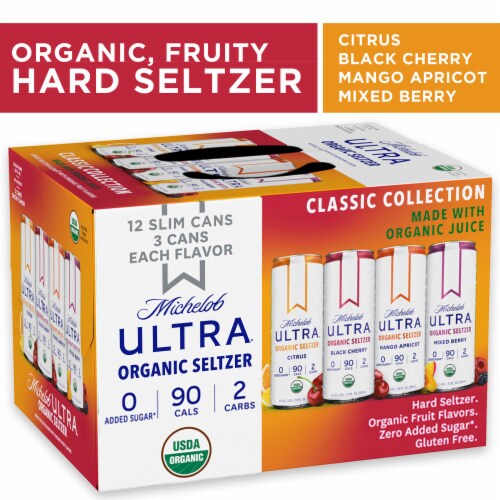 Michelob ULTRA Second Edition Organic Hard Seltzer Perspective: back