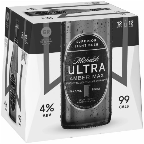 Michelob Ultra Amber Max Light Beer Perspective: back