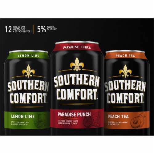 Southern Comfort Malt Flavored Hard Beverage Variety Pack Perspective: back