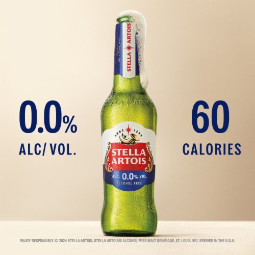 Stella Artois Liberté Non Alcoholic Beer Perspective: back