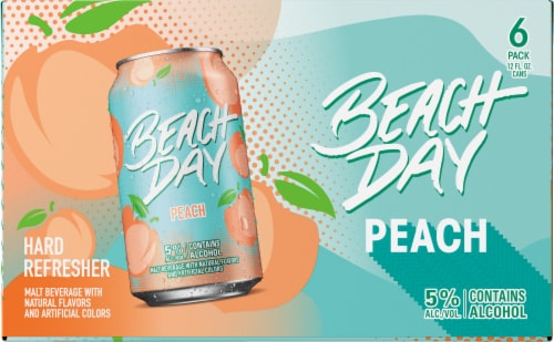 Beach Day Peach Hard Refresher Perspective: back