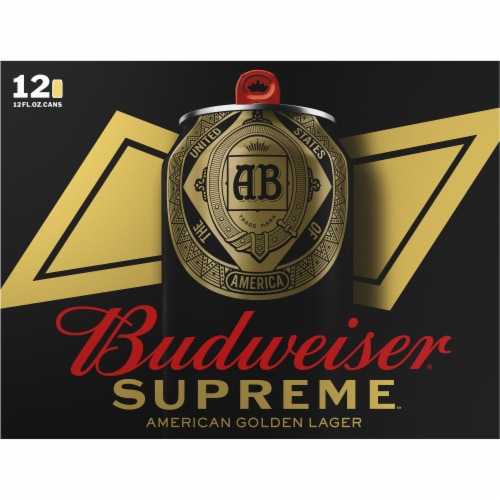 Budweiser® Supreme™ American Golden Lager Perspective: back