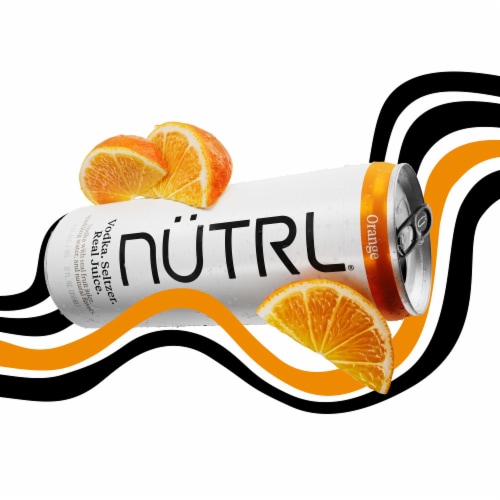 NUTRL Orange Vodka Hard Seltzer Perspective: back