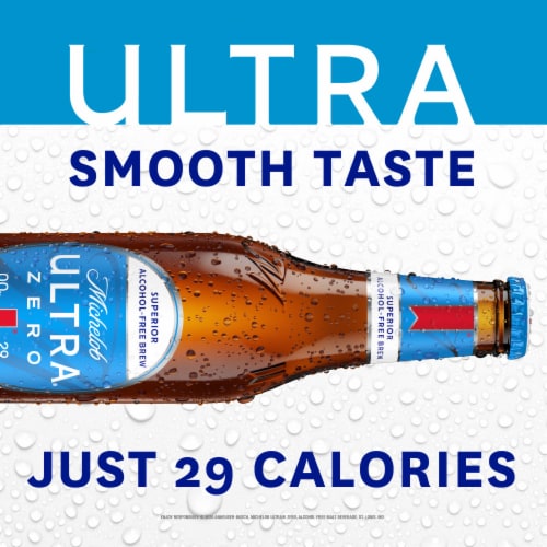 Michelob Ultra ZERO Non-alcoholic American Lager Beer Perspective: back