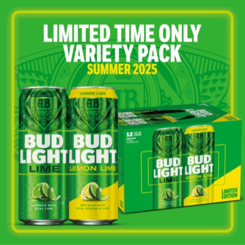Bud Light Lemon Lime American Beer Perspective: back