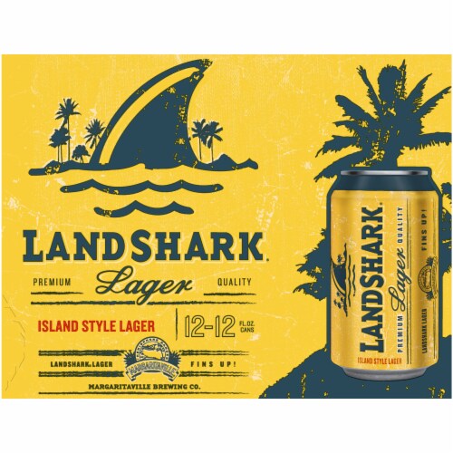 Landshark Island Style Lager Perspective: back