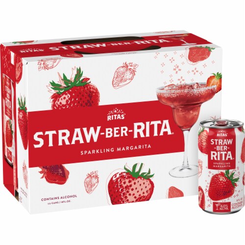 Ritas™ Straw-Ber-Rita® Sparkling Margarita Perspective: back