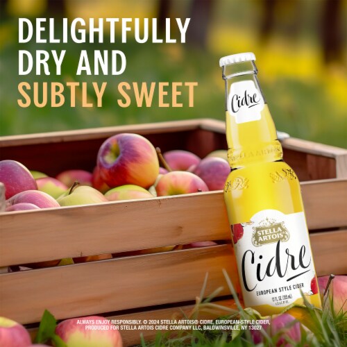 Stella Artois Cidre European Style Hard Cider Perspective: back