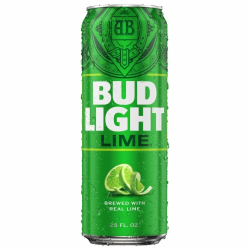Bud Light Lime Beer Single Can Perspective: back
