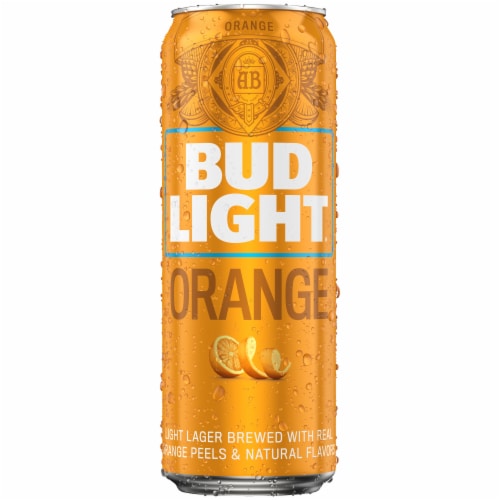Bud Light Orange Beer Perspective: back