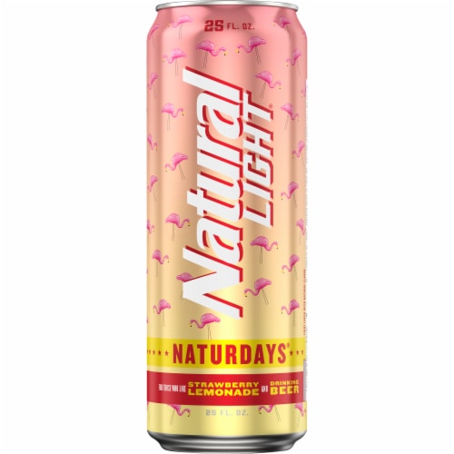 Natural Light® Naturdays® Strawberry Lemonade Beer Perspective: back