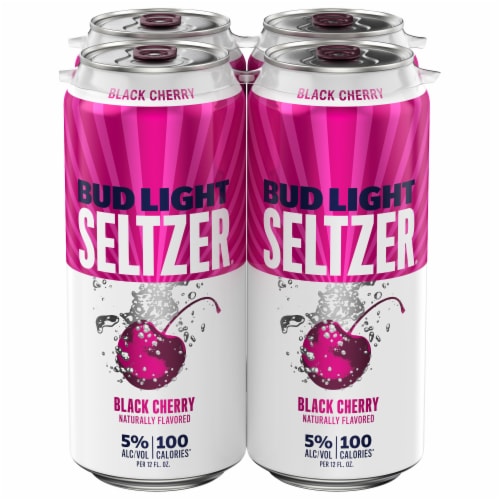 Bud Light Black Cherry Hard Seltzer Perspective: back
