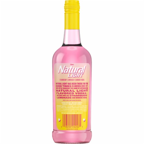 Natural Light® Strawberry Lemonade Vodka Perspective: back