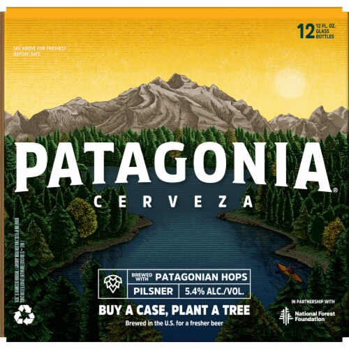 Patagonia Cerveza Hops Beer Perspective: back