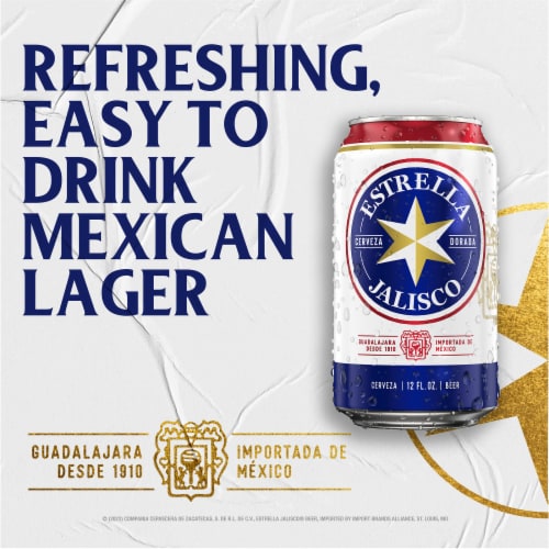 Estrella Jalisco Import Lager Beer Perspective: back