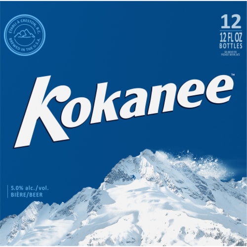 Kokanee Bottled Beer Perspective: back