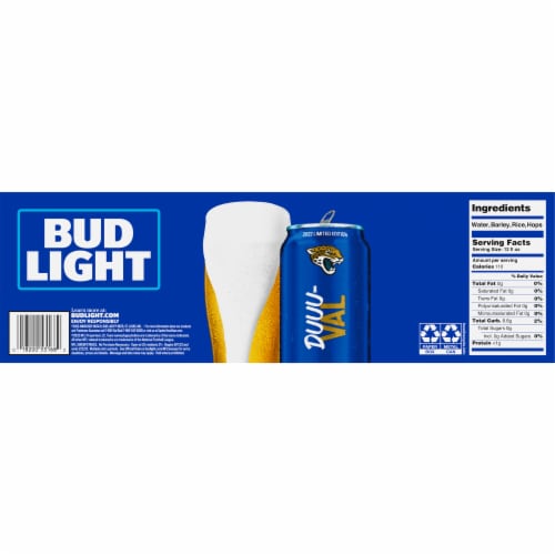 Bud Light Jacksonville Jaguars NFL Pack Perspective: back